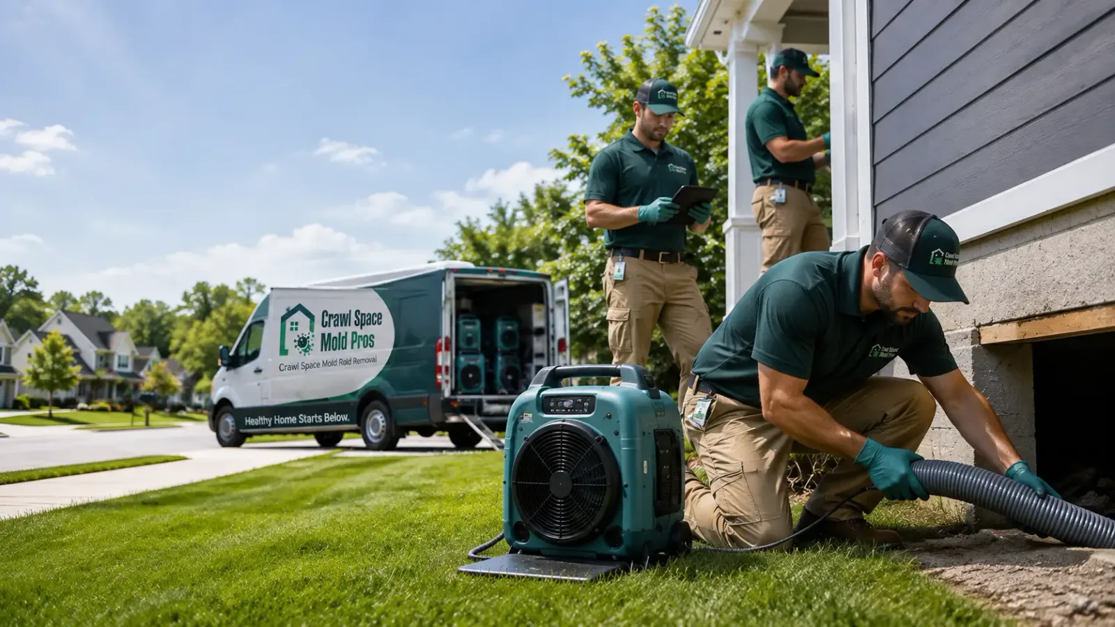 Crawl Space Mold Removal in Birdsboro, PA